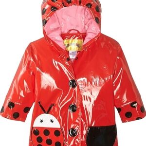 Kidorable Red Ladybug Raincoat for Kids